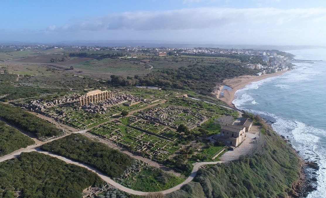 Parco archeologico di Selinunte - veduta aerea